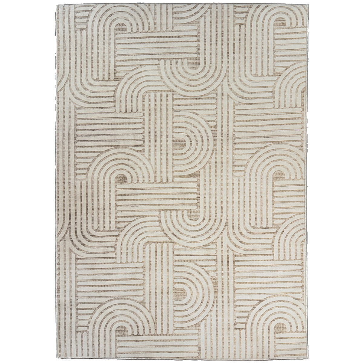 Beige teppe til stue – moderne og mykt teppe | Linora