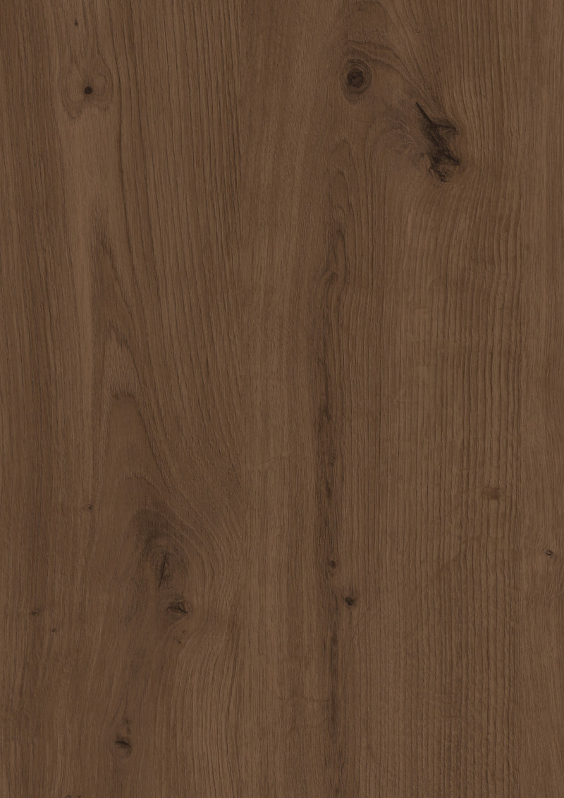 Nærbilde av Artisan Oak kontaktplast med rustikke eikeårer og kvister
